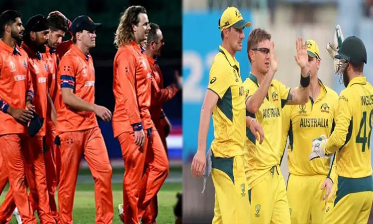 உலகக்கோப்பை கிரிக்கெட்; ஹாட்ரிக் வெற்றியை பதிவு செய்யுமா ஆஸ்திரேலியா...? - நெதர்லாந்துடன் நாளை மோதல்...!