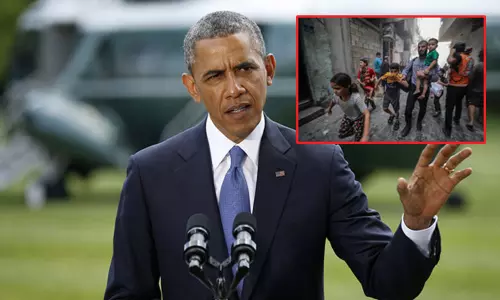 காசாவில் இஸ்ரேலின் சில நடவடிக்கைகள் எதிர்விளைவுகளை ஏற்படுத்தும்:  ஒபாமா எச்சரிக்கை