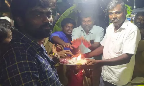 கழுகுமலையில் ஆயுத பூஜை விழா