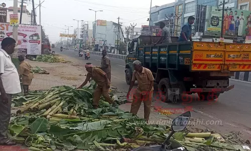 நாமக்கல் நகராட்சியில் 98 டன் குப்பைகள் அகற்றம் நாமக்கல் நகராட்சியில் 98 டன் குப்பைகள் அகற்றம்