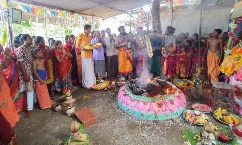 தேவதுர்க்கை அம்மன் கோவிலில் சண்டி யாகம்