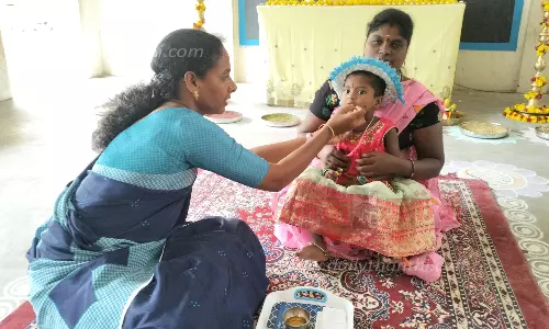 விவேகானந்தா மெட்ரிக் பள்ளியில் வித்யாரம்பம் நிகழ்ச்சி விவேகானந்தா மெட்ரிக் பள்ளியில் வித்யாரம்பம் நிகழ்ச்சி