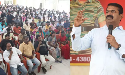 மாற்று சக்தியாக நாம் தமிழர் கட்சியை மக்கள் பார்க்கிறார்கள்:தமிழக மக்கள் மீது பா.ஜ.க.வுக்கு அக்கறை இல்லை; கள்ளக்குறிச்சியில் ஒருங்கிணைப்பாளர் சீமான் பேட்டி மாற்று சக்தியாக நாம் தமிழர் கட்சியை மக்கள் பார்க்கிறார்கள்:தமிழக மக்கள் மீது பா.ஜ.க.வுக்கு அக்கறை இல்லை; கள்ளக்குறிச்சியில் ஒருங்கிணைப்பாளர் சீமான் பேட்டி