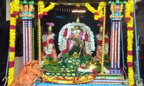 ஸ்ரீவைகுண்டம்கள்ளப்பிரான் சுவாமி கோவிலில் ஊஞ்சல் திருவிழா