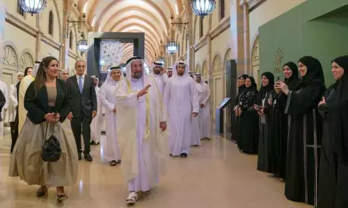 சார்ஜா அருங்காட்சியகத்தில் கண்காட்சியை ஆட்சியாளர் தொடங்கி வைத்தார்