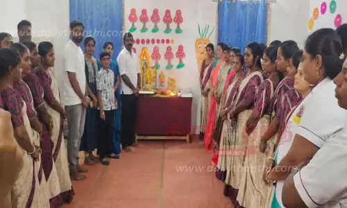 வி.எஸ்.ஆர். பள்ளியில் சரஸ்வதி பூஜை