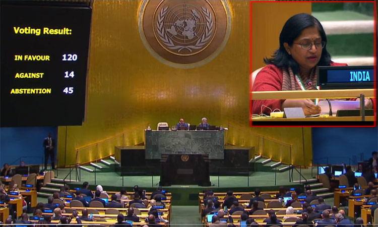 காசா போர் நிறுத்தம்.. வாக்கெடுப்பை புறக்கணித்தது ஏன்..? இந்தியா விளக்கம்