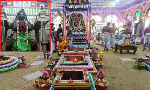 நாமக்கல் ஆஞ்சநேயர் கோவிவில் நாளை மகா கும்பாபிஷேகம்