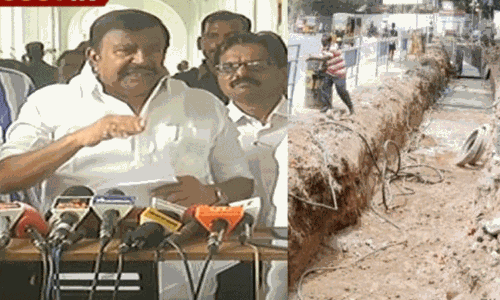 சென்னையில் மழைநீர் வடிகால் பணிகள் 98 சதவீதம் நிறைவு- அமைச்சர் கே.என்.நேரு சென்னையில் மழைநீர் வடிகால் பணிகள் 98 சதவீதம் நிறைவு- அமைச்சர் கே.என்.நேரு