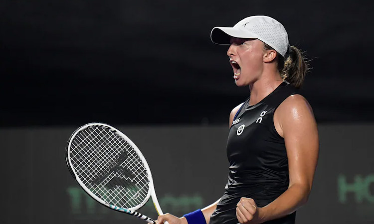 டபிள்யூடிஏ டென்னிஸ் தொடர்; இகா ஸ்வியாடெக் சாம்பியன்!