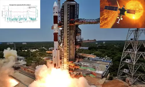 சூரிய அனலில் இருந்து வெளியாகும் எக்ஸ் கதிர்களை படமெடுத்து அனுப்பிய ஆதித்யா-எல்1 விண்கலம் சூரிய அனலில் இருந்து வெளியாகும் எக்ஸ் கதிர்களை படமெடுத்து அனுப்பிய ஆதித்யா-எல்1 விண்கலம்