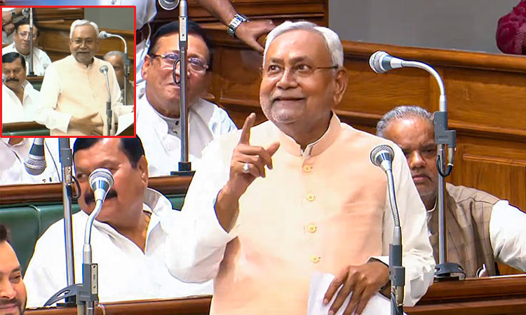 70 வயதில் ஆபாச பேச்சு... நிதிஷ் குமாரை கடுமையாக சாடிய பா.ஜ.க.