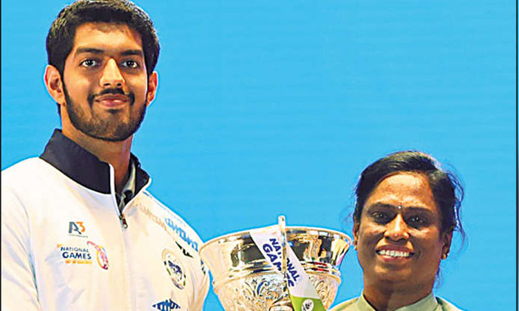 தேசிய விளையாட்டு போட்டி;  ராஜா பாலிந்திரா கோப்பையை வென்ற மராட்டியம்! தமிழகத்திற்கு 10-வது இடம்.!