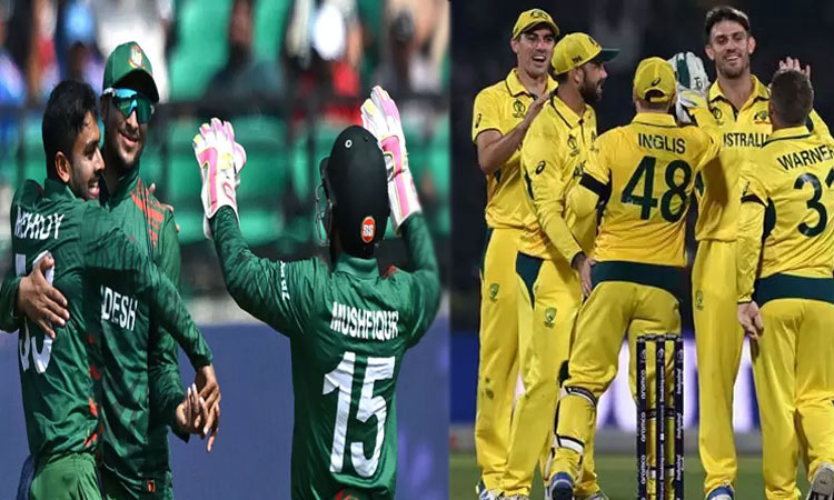உலகக்கோப்பை கிரிக்கெட்; ஆஸ்திரேலியா - வங்காளதேசம் அணிகள் நாளை மோதல்...!