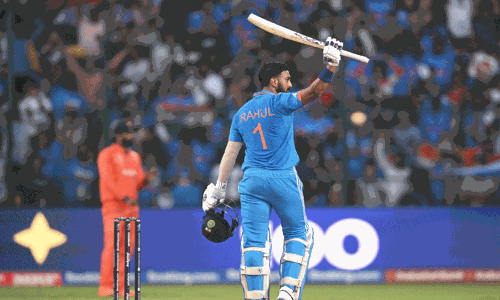 நடப்பு உலகக்கோப்பை தொடரில் அதிவேகமாக சதமடித்த இந்திய வீரரானார் கே.எல்.ராகுல்