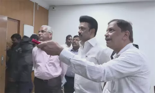 பேரிடர் கட்டுப்பாட்டு மையத்தில் முதல்-அமைச்சர் மு.க.ஸ்டாலின் ஆய்வு