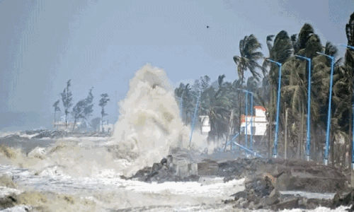 வங்கக்கடலில் நிலவி வந்த ஆழ்ந்த காற்றழுத்த தாழ்வு மண்டலம் மிதிலி புயலாக வலுப்பெற்றது