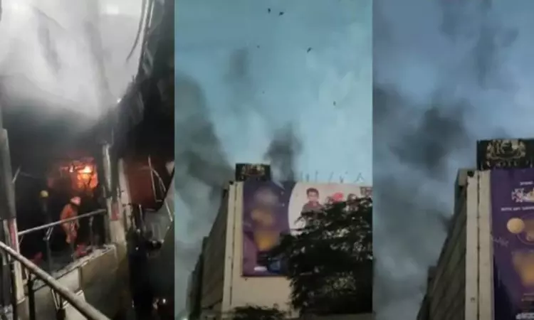 வணிக வளாகத்தில் பயங்கர தீ விபத்து: 11 பேர் பலி