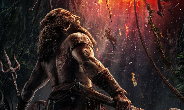 ரத்தம் தெறிக்க.. கையில் சூலத்துடன் ரிஷப் ஷெட்டி.. வைரலாகும் காந்தாரா பர்ஸ்ட் லுக் போஸ்டர்..!