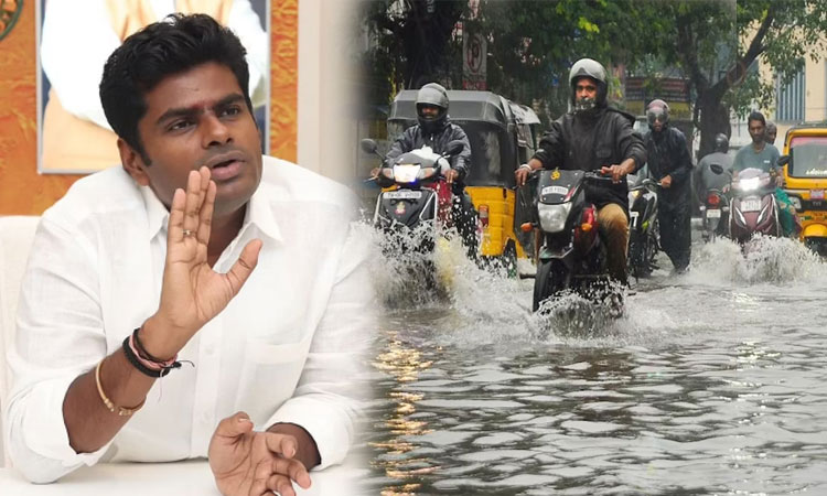 மழைக்காலத்தில் சென்னை தத்தளிப்பது வாடிக்கை ஆகிவிட்டது - அண்ணாமலை குற்றச்சாட்டு