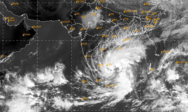 'மிக்ஜம்' புயல்: 110 கி.மீ. வேகம் வரை காற்று வீசக்கூடும்