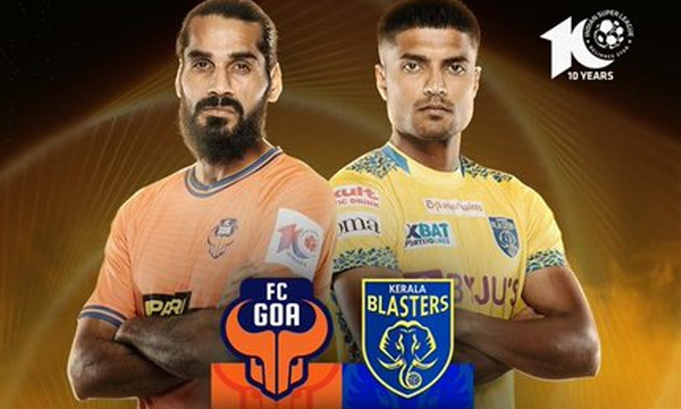 ஐஎஸ்எல் கால்பந்து தொடர்; கோவா - கேரளா அணிகள் இன்று மோதல்...!