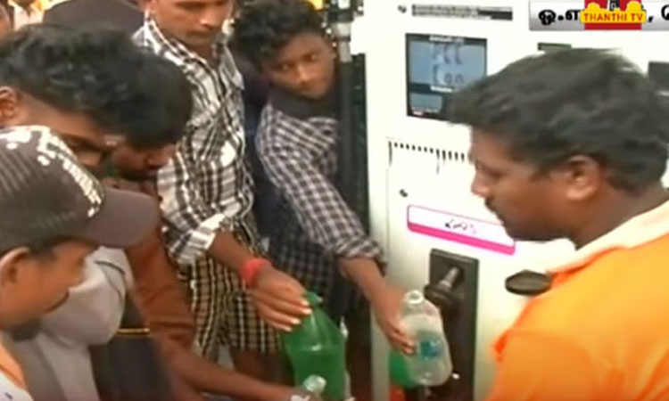 சென்னையில் பல்வேறு இடங்களில் பெட்ரோல், டீசல் விநியோகம் பாதிப்பு