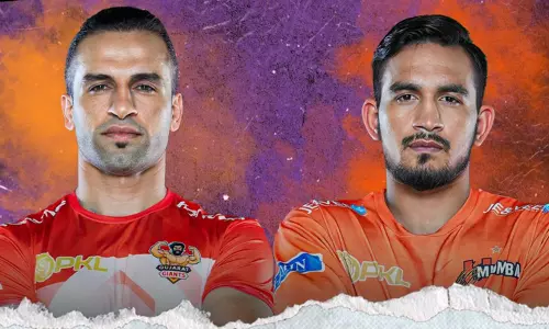 புரோ கபடி லீக்; குஜராத் ஜெயன்ட்ஸ் - யு மும்பா அணிகள் இன்று மோதல்..! புரோ கபடி லீக்; குஜராத் ஜெயன்ட்ஸ் - யு மும்பா அணிகள் இன்று மோதல்..!