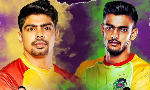 புரோ கபடி லீக்; தெலுங்கு டைட்டன்ஸ் - பாட்னா பைரேட்ஸ் அணிகள் இன்று மோதல்..! புரோ கபடி லீக்; தெலுங்கு டைட்டன்ஸ் - பாட்னா பைரேட்ஸ் அணிகள் இன்று மோதல்..!