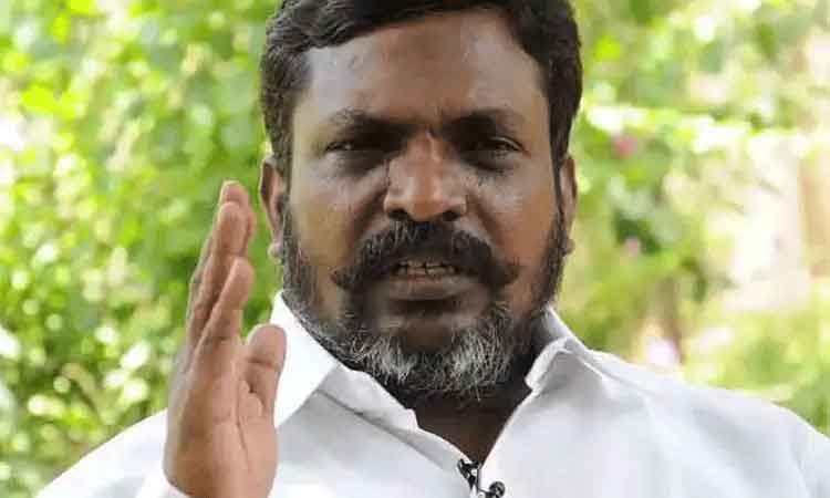 மிக்ஜம் புயல் நிவாரண நிதி; மத்திய அரசுக்கு அ.தி.மு.க. அழுத்தம் தர வேண்டும் - திருமாவளவன் வலியுறுத்தல்