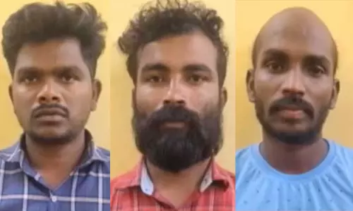 காவலர் தேர்வு எழுத வந்த இரு பெண்கள் கடத்தல் - அக்காவின் கணவர் உட்பட 3 பேர் கைது