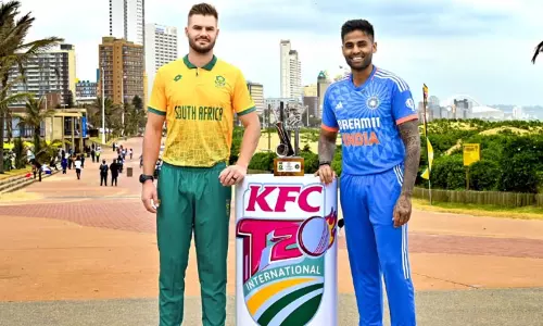 தொடரை சமன் செய்யுமா இந்தியா..? - கடைசி டி20 போட்டியில் தென் ஆப்பிரிக்காவுடன் நாளை மோதல்..!