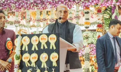 தென் இந்தியா பாரத கலாசாரத்தின் கோட்டை - மத்திய மந்திரி ராஜ்நாத் சிங் புகழாரம் தென் இந்தியா பாரத கலாசாரத்தின் கோட்டை - மத்திய மந்திரி ராஜ்நாத் சிங் புகழாரம்