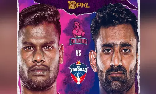 புரோ கபடி லீக்; ஜெய்ப்பூர் பிங்க் பாந்தர்ஸ் - உ.பி.யோத்தாஸ் அணிகள் இன்று மோதல்..!