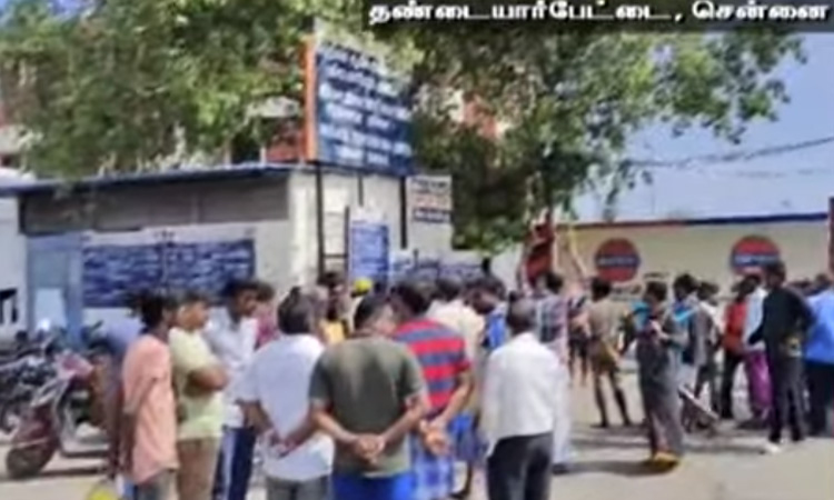 சென்னை தண்டையார்பேட்டையில் பாய்லர் வெடித்து விபத்து - 4 பேர் படுகாயம்