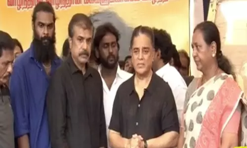 விஜயகாந்த் மறைவு: நடிகர் கமல்ஹாசன் நேரில் அஞ்சலி