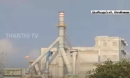 எண்ணூர் வாயு கசிவு விவகாரம்: உரத் தொழிற்சாலையில் வல்லுநர் குழு ஆய்வு