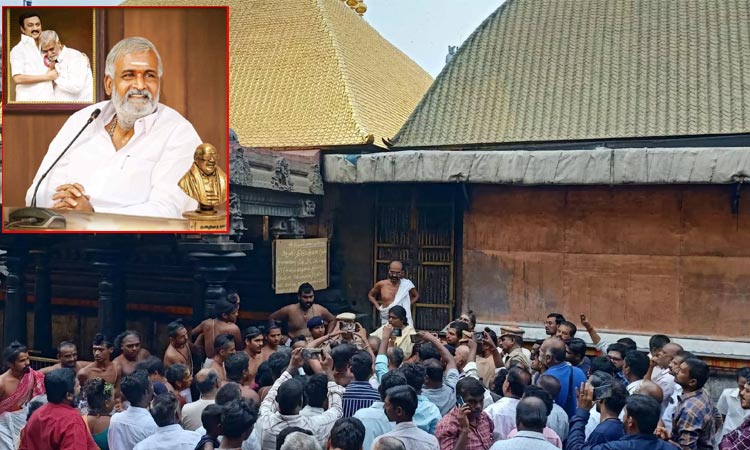 கனகசபை விவகாரம்: சிதம்பரம் தீட்சிதர்கள் மீது வழக்கு தொடர உள்ளோம் - அமைச்சர் சேகர்பாபு அதிரடி