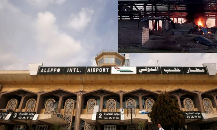 சிரியா மீது இஸ்ரேல் வான்வழி தாக்குதல் - 8 பேர் பலி