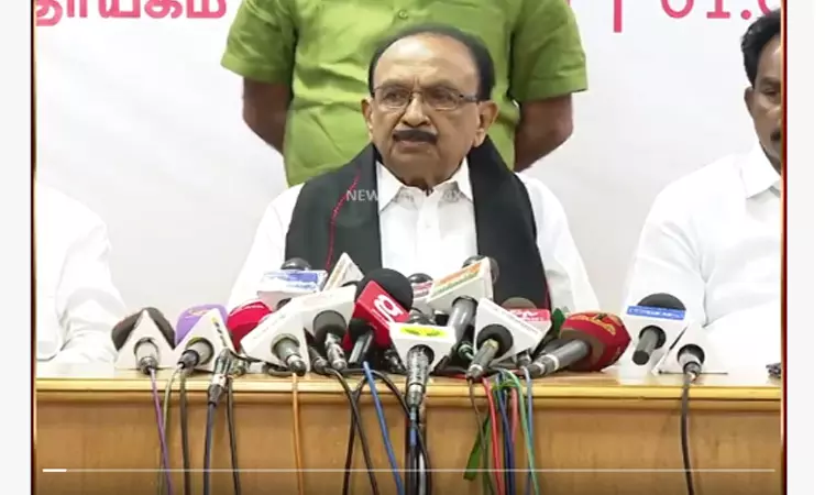 இந்து மதத்தையும், கோவிலையும் காட்டி தமிழ்நாட்டில் பாஜகவால் ஓட்டு வாங்க முடியாது - வைகோ பேச்சு