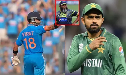 பார்முக்கு திரும்ப விராட் கோலியை பின்பற்றுங்கள் - பாபர் அசாமுக்கு பாக். முன்னாள் வீரர் அறிவுரை..! பார்முக்கு திரும்ப விராட் கோலியை பின்பற்றுங்கள் - பாபர் அசாமுக்கு பாக். முன்னாள் வீரர் அறிவுரை..!