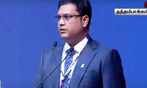 தொழில் துறையில் தமிழ்நாடு முன்னிலையில் உள்ளது - அமைச்சர் டி.ஆர்.பி.ராஜா