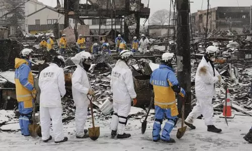 ஜப்பானில் நிலநடுக்கம்: பலி எண்ணிக்கை 126 ஆக உயர்வு; கடும் பனிப்பொழிவால் மீட்பு பணியில் பாதிப்பு