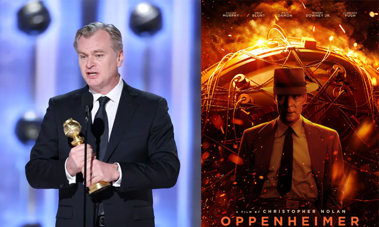 கோல்டன் குளோப் விருதுகள்: சிறந்த படத்திற்கான விருதை தட்டிச்சென்ற ஓப்பன்ஹெய்மர்...!