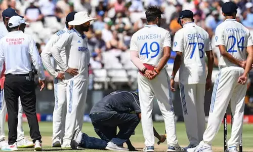 இந்தியா - தென் ஆப்பிரிக்கா இடையிலான டெஸ்ட் போட்டி நடைபெற்ற கேப்டவுன் பிட்ச் திருப்தியற்றது - ஐசிசி