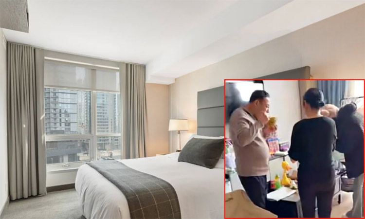 ஒரு நாள் வாடகை ரூ.11 ஆயிரம்.. சொகுசு ஓட்டலில் வசிக்கும் சீன குடும்பம்