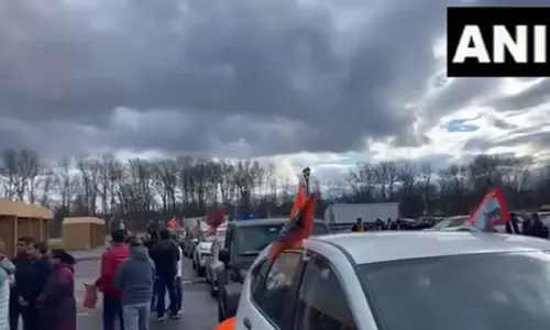 ராமர் கோவில் கும்பாபிஷேக விழா; அமெரிக்காவில் 350 கார்களில் இந்தியர்கள் பேரணி