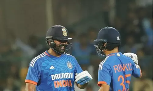 ரோகித் அபார சதம்.... ஆப்கானிஸ்தானுக்கு இமாலய இலக்கு நிர்ணயித்த இந்தியா..!