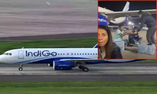விமான ஓடுபாதையில் பயணிகள் உணவருந்திய விவகாரம் - இண்டிகோ நிறுவனத்திற்கு ரூ.1.50 கோடி அபராதம்