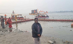 உற்சாக வெள்ளத்தில் கரை புரளும் சரயு நதி